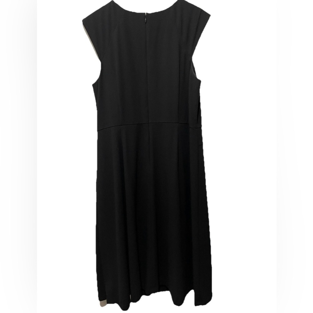 Talbots Black Career Sheath Dress Women 18 Classic Workwear Below Knee - Picture 6 of 8